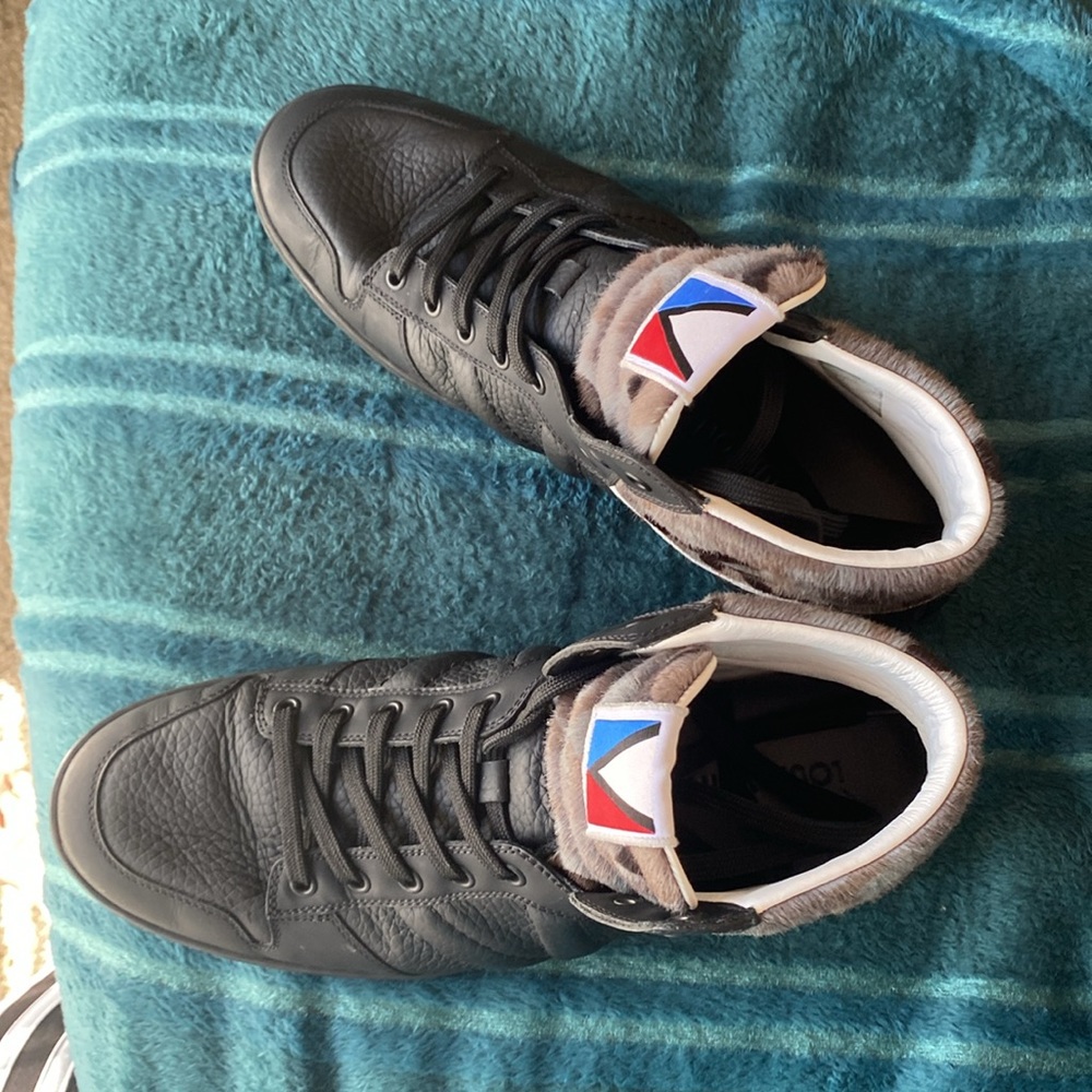 LV Genuine Leather High Top Camo Cowhide - Picture 4 of 4